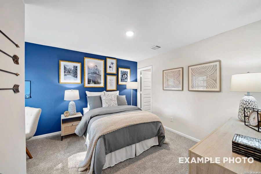 Furnished interior view inside a new home in Hickory Ridge, San Antonio (Image 25).