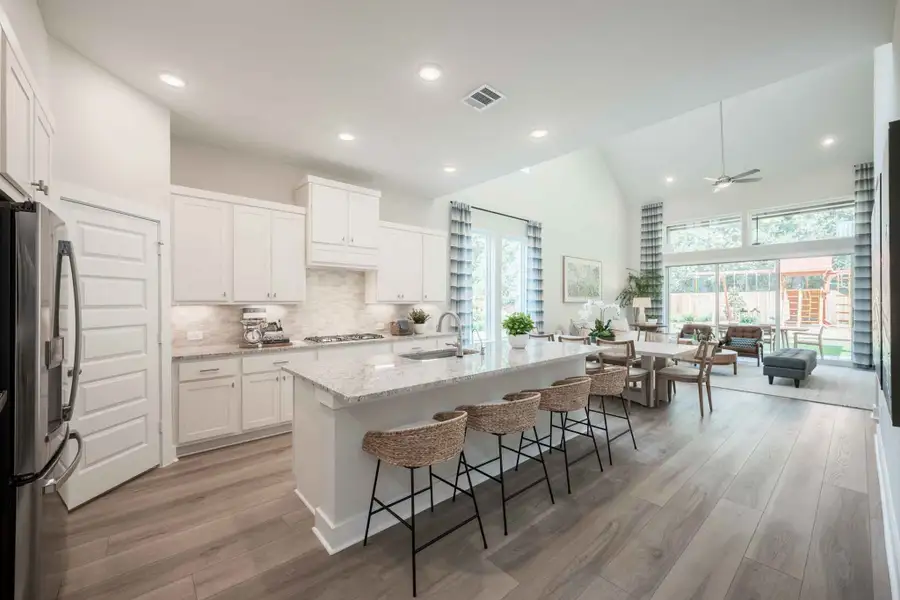 Furnished interior view inside a new home in Oakhill Reserve, Tomball (Image 3).