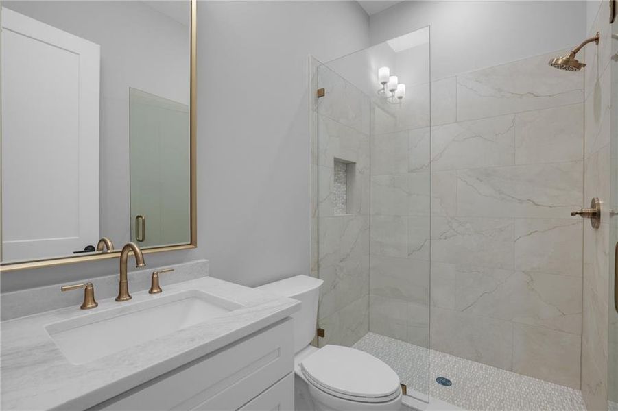 Furnished interior view inside a new home in , Atlanta (Image 31).