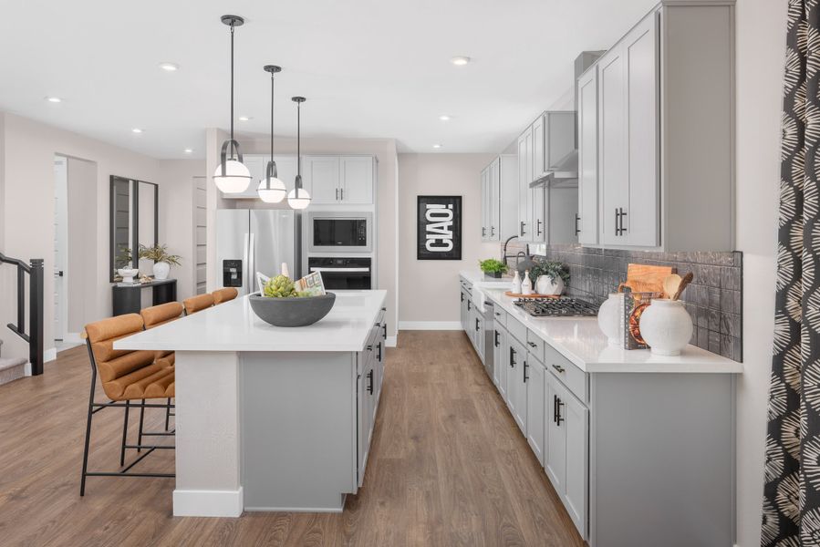 Furnished interior view inside a new home in Montana Vista - Summit: Summit, Buckeye (Image 17).
