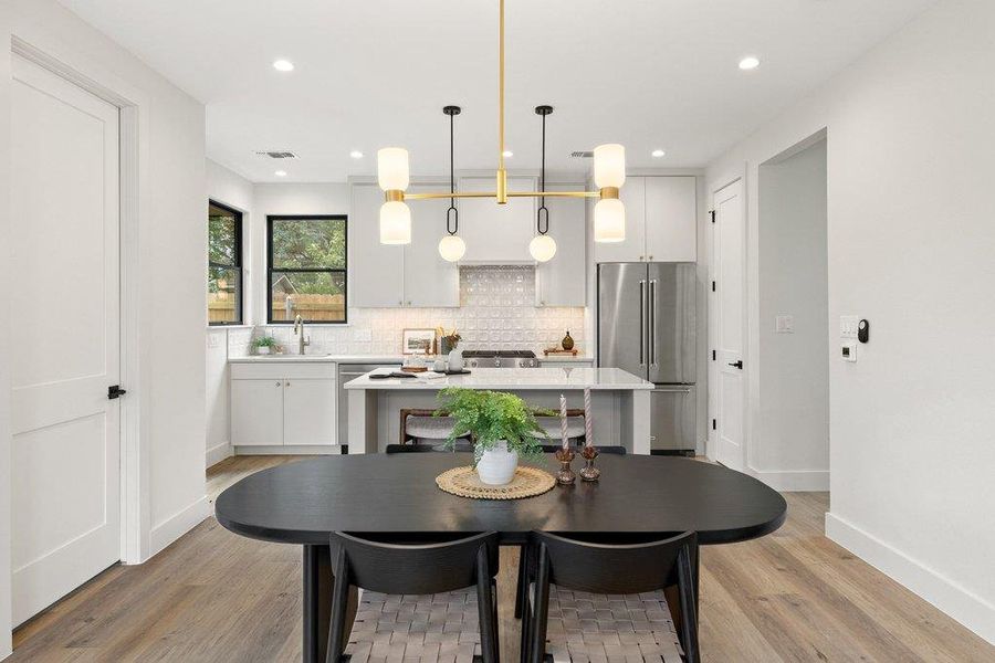 Furnished interior view inside a new home in , Austin (Image 10).