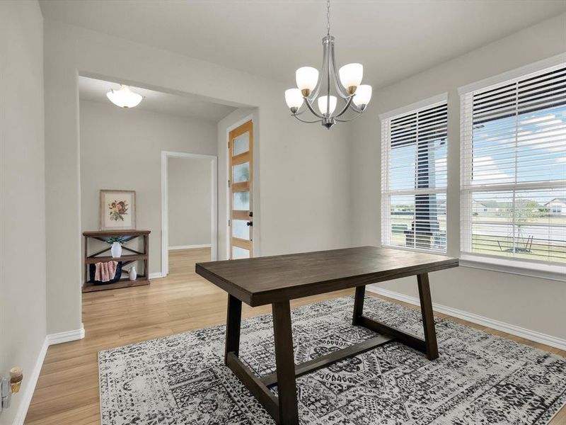 Furnished interior view inside a new home in Regent Park, Springtown (Image 11).
