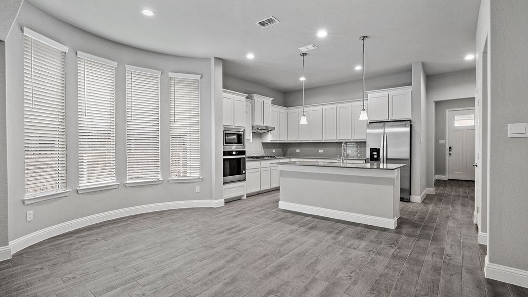Furnished interior view inside a new home in Eagle Creek, Denton (Image 11).