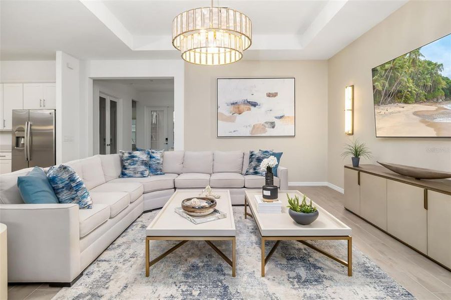 Furnished interior view inside a new home in , Lakewood Ranch (Image 17).