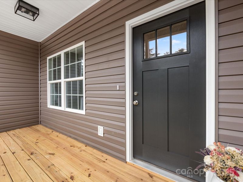 Exterior details and patio area of a home in , York (Image 29). Exterior details and patio area of a home in , York (Image 29).