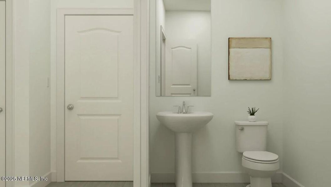 Furnished interior view inside a new home in Cove at Southwood, Jacksonville (Image 11).