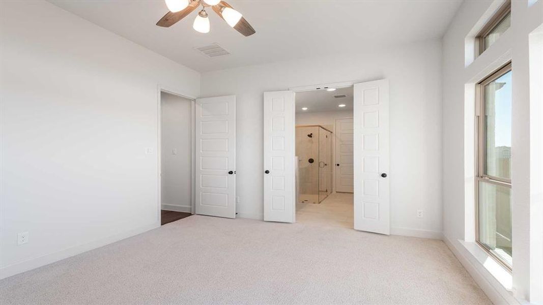 Spacious, unfurnished interior of a new home in The Heights At Uptown Celina 45', Celina (Image 13). Spacious, unfurnished interior of a new home in The Heights At Uptown Celina 45', Celina (Image 13).