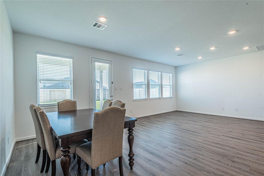 Furnished interior view inside a new home in Mason Woods 50s, Cypress (Image 8).