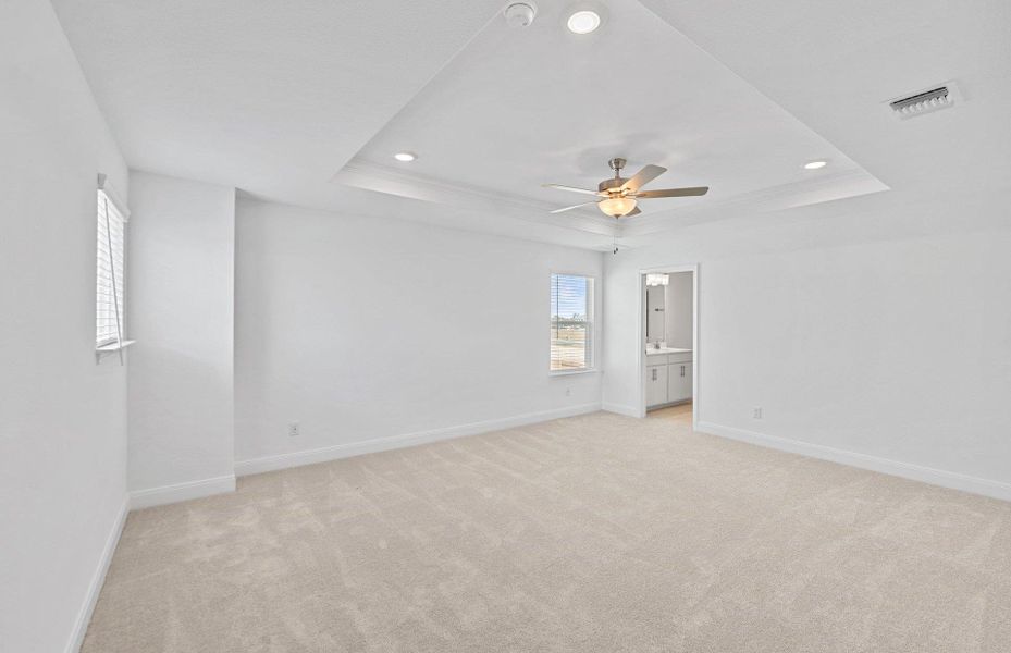 Spacious, unfurnished interior of a new home in Patterson Ranch, Georgetown (Image 14). Spacious, unfurnished interior of a new home in Patterson Ranch, Georgetown (Image 14).