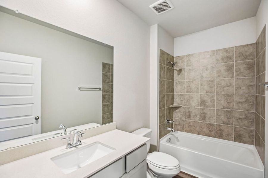 Furnished interior view inside a new home in Mustang Meadows, Waller (Image 12).