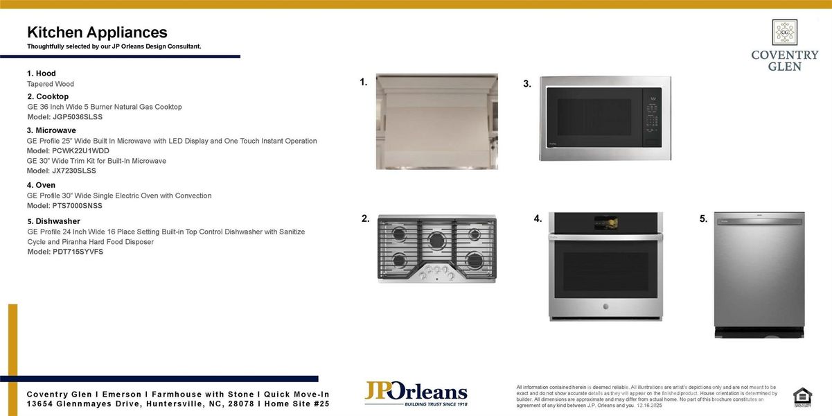 Sample of building materials used in homes in Coventry Glen, Huntersville (Image 8).