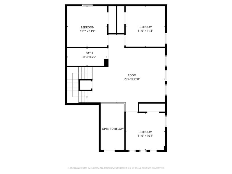 2D floor plan layout of this home in Oakwood Estates, Waller, TX (Image 5).