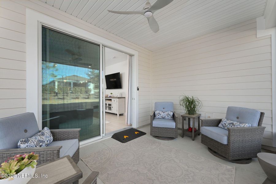 Exterior details and patio area of a home in , St. Johns (Image 3). Exterior details and patio area of a home in , St. Johns (Image 3).