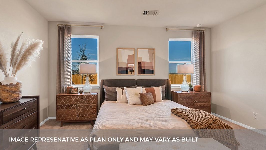 Representative furnished interior of a home built from the The Gaven by D.R. Horton in Talavera, Kyle (Image 18).