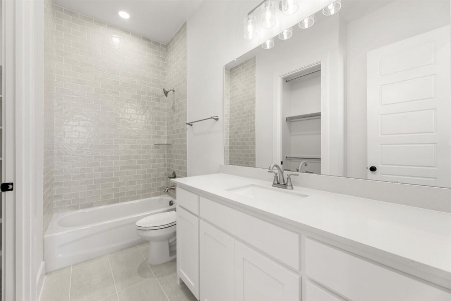 Representative furnished interior of a home built from the 5012 by Tradition Homes in Lakewood at Brookhollow – 60′ Lots, Prosper (Image 11).