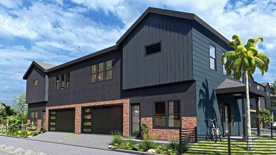 Front exterior of a new home in , Houston, TX, highlighting curb appeal (Image 5).