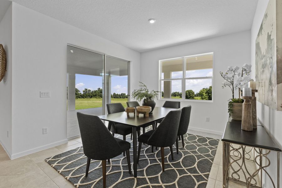 Representative furnished interior of a home built from the Red Bud by Mattamy Homes in Crosswind Ranch, Parrish (Image 8).