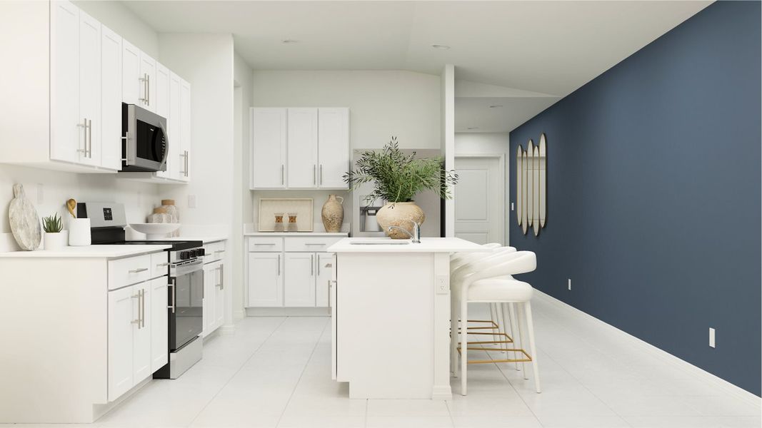 Belmont plan kitchen