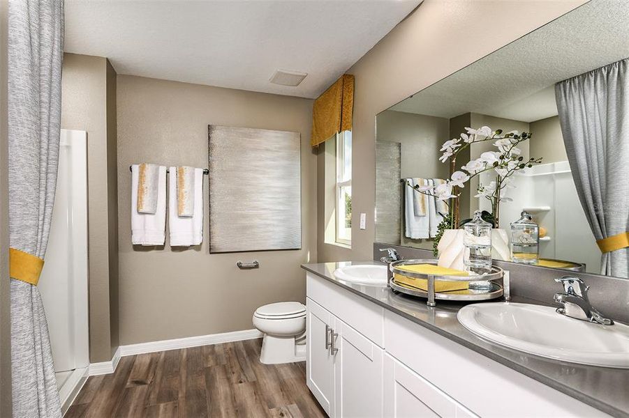 Furnished interior view inside a new home in Scenic Terrace, Lake Hamilton (Image 12).