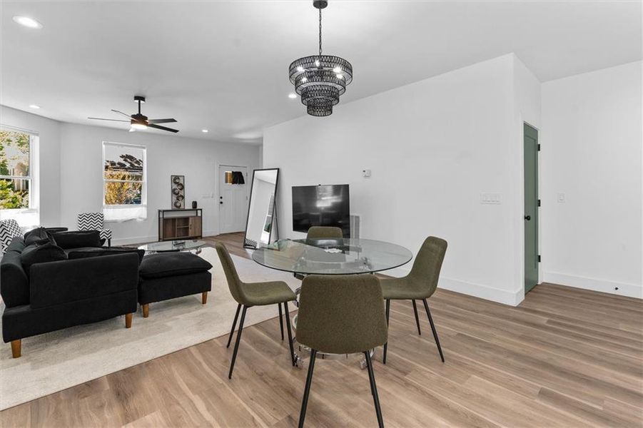 Furnished interior view inside a new home in , Atlanta (Image 18).