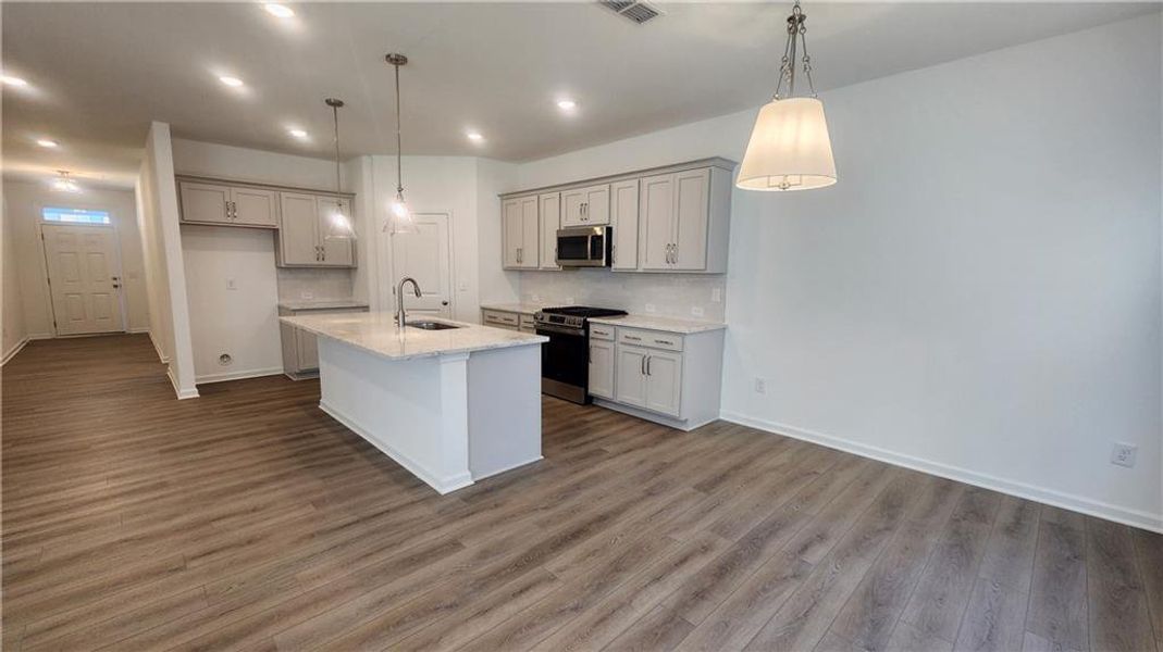 Furnished interior view inside a new home in The Estates at Casteel, Bethlehem (Image 6). Furnished interior view inside a new home in The Estates at Casteel, Bethlehem (Image 6).