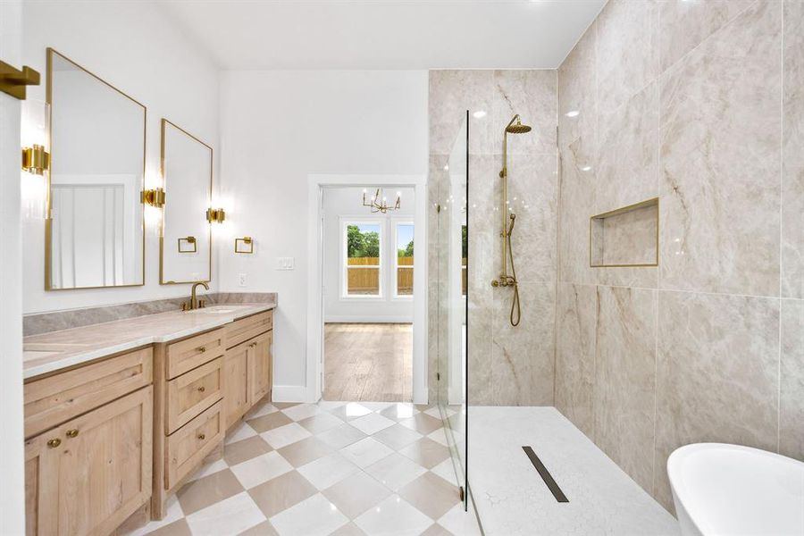 Furnished interior view inside a new home in , Fort Worth (Image 19).