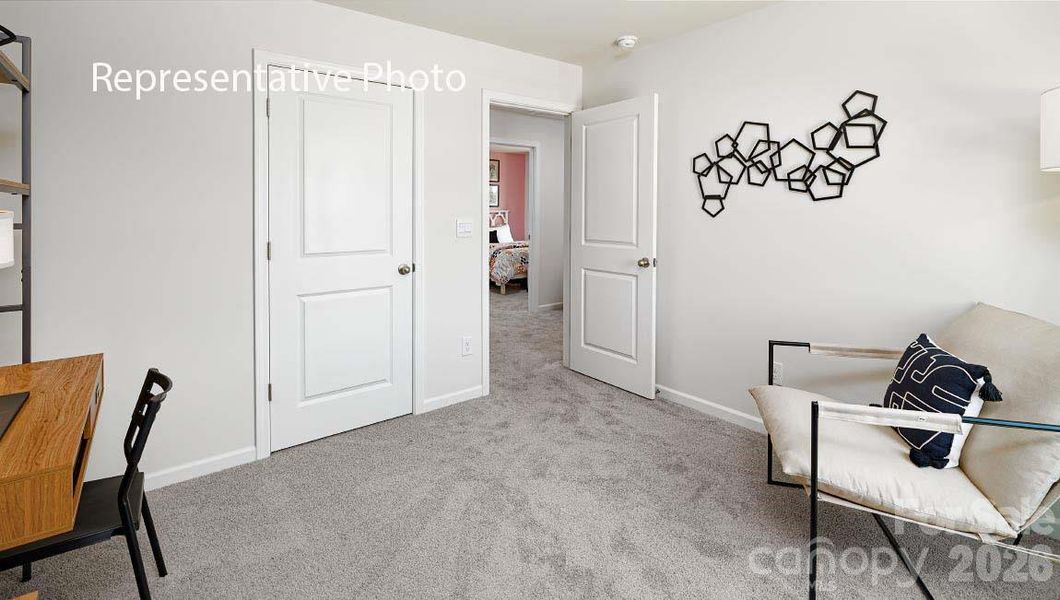 Furnished interior view inside a new home in Brandon Creek, Gastonia (Image 22).