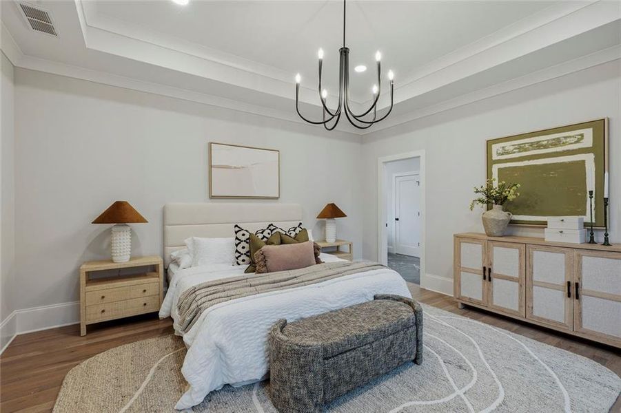 Furnished interior view inside a new home in , Atlanta (Image 37).
