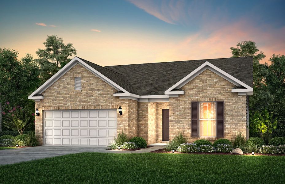 Representative exterior photo of a completed home built from the Rosemont by Pulte Homes in Bennett Park, Grayson, GA (Image 43).