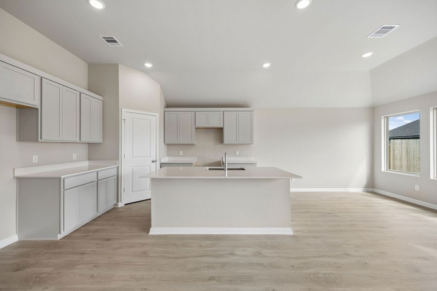 Furnished interior view inside a new home in Riviera Pines, Huffman (Image 7).