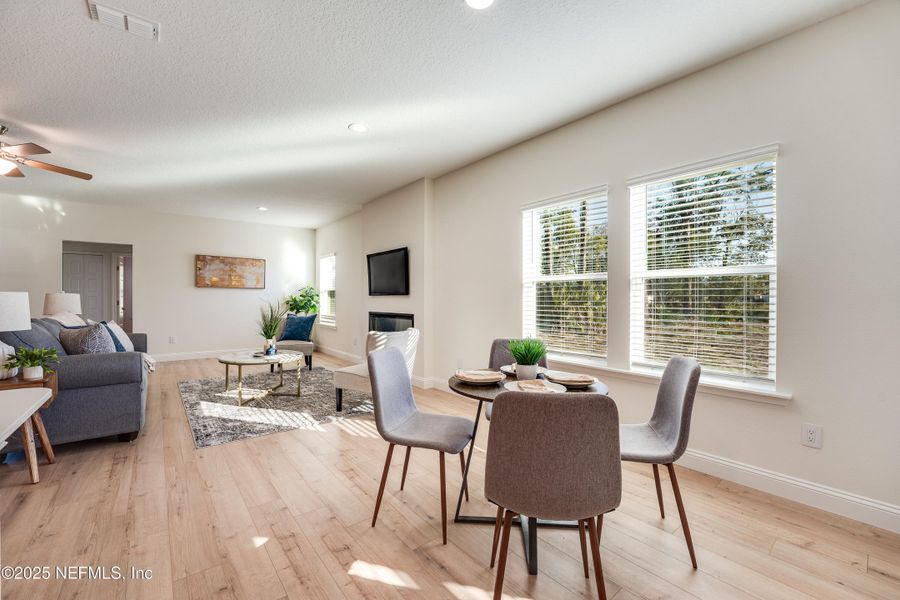 Furnished interior view inside a new home in , Jacksonville (Image 11).