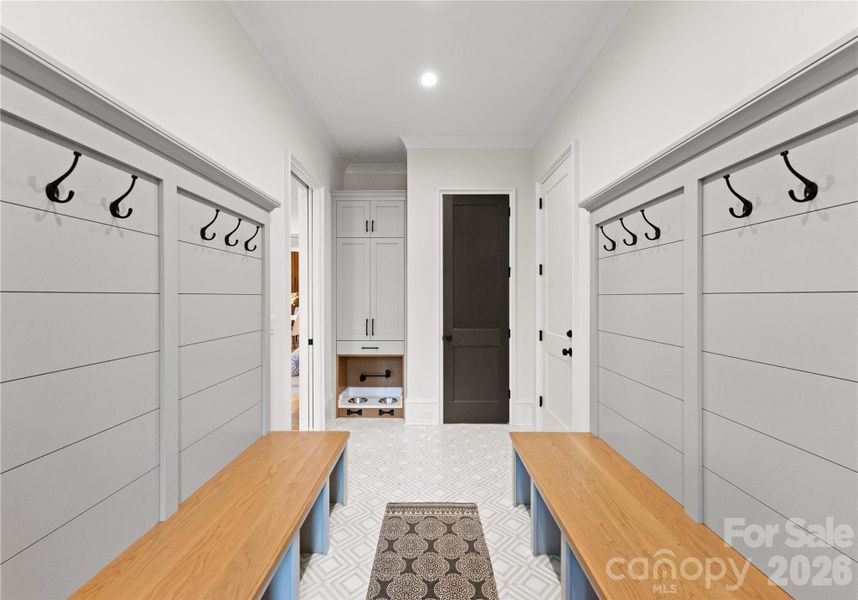 Furnished interior view inside a new home in , Charlotte (Image 38).