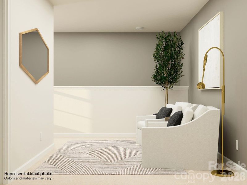 Furnished interior view inside a new home in Sullivan Farm, Statesville (Image 15).