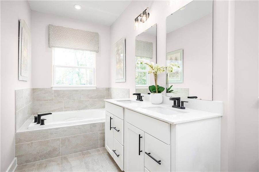 Furnished interior view inside a new home in , Lawrenceville (Image 4).