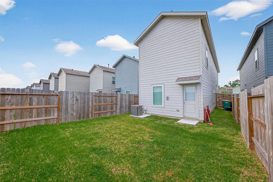 Exterior details and patio area of a home in Tavola, New Caney (Image 21). Exterior details and patio area of a home in Tavola, New Caney (Image 21).