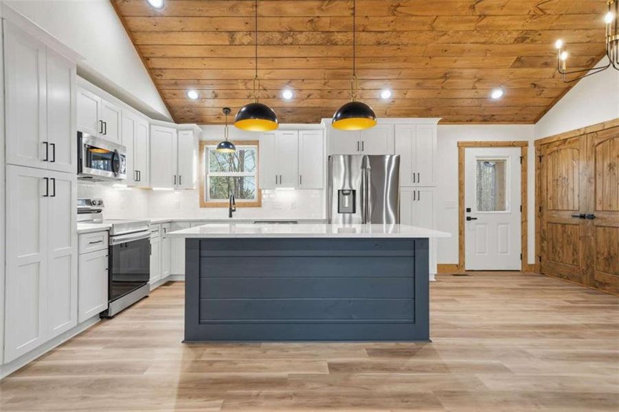 Furnished interior view inside a new home in , Ellijay (Image 9).