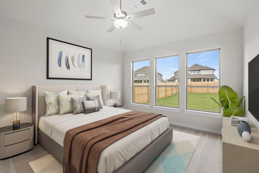 Primary Bedroom - Virtually Staged