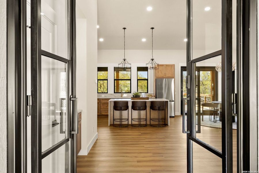 Furnished interior view inside a new home in , New Braunfels (Image 39).