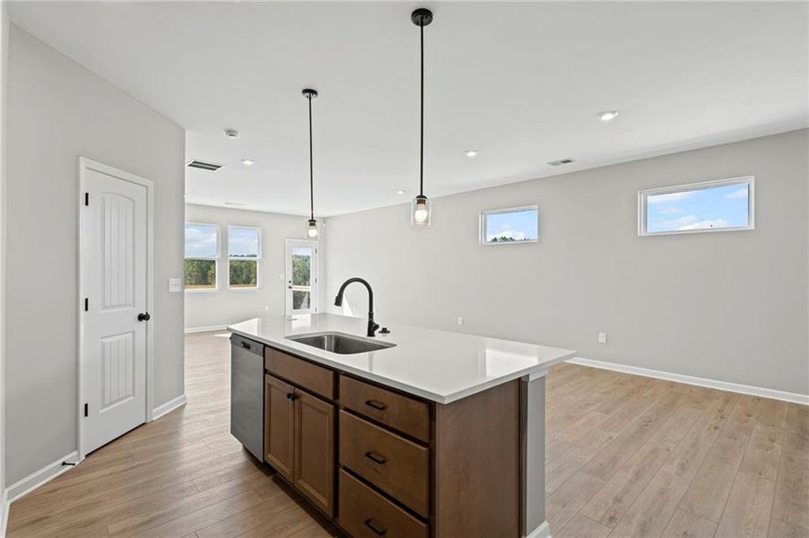 Furnished interior view inside a new home in Villas at Gold Creek, Dawsonville (Image 8).