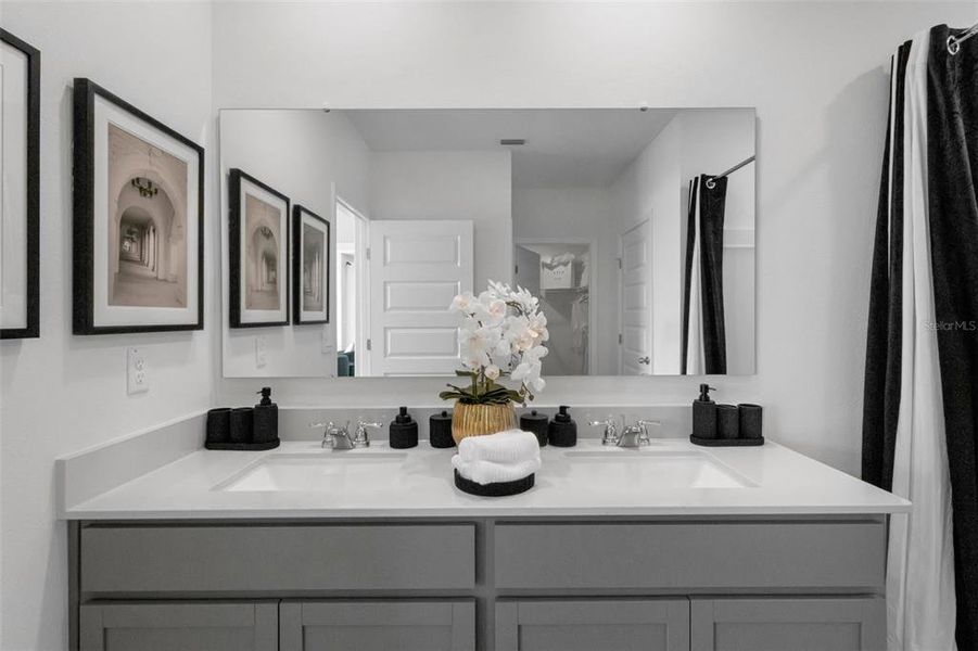 Furnished interior view inside a new home in Wind Meadows South, Bartow (Image 5).