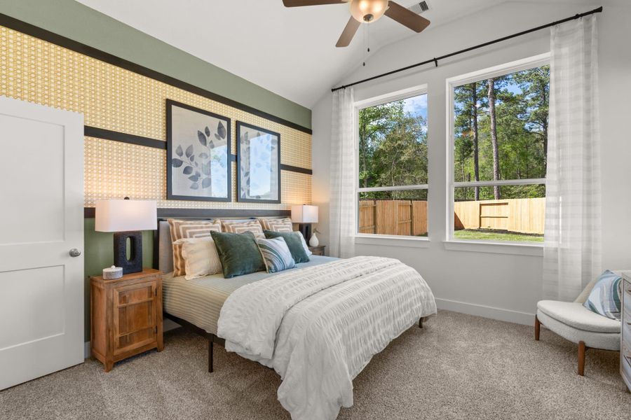 Furnished interior view inside a new home in Santa Rita Ranch, Liberty Hill (Image 18).
