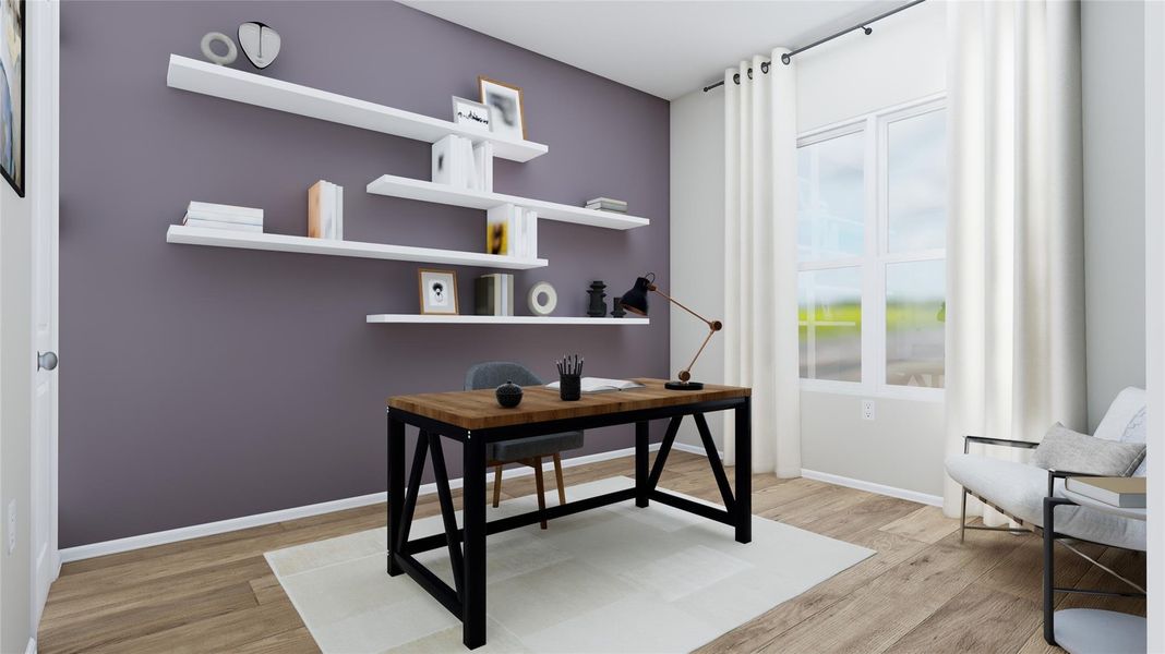 Furnished interior view inside a new home in Anniston, Katy (Image 15).