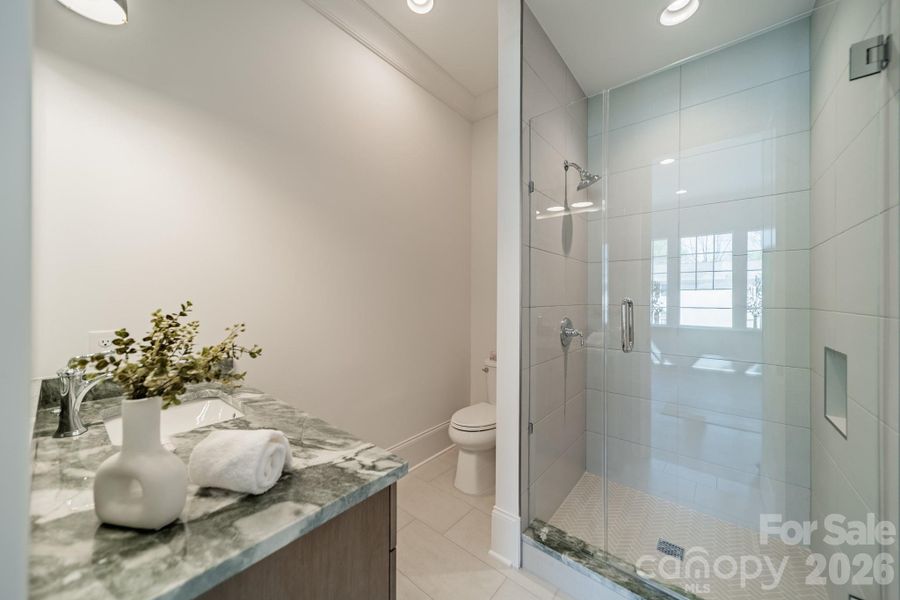 Furnished interior view inside a new home in , Charlotte (Image 11).