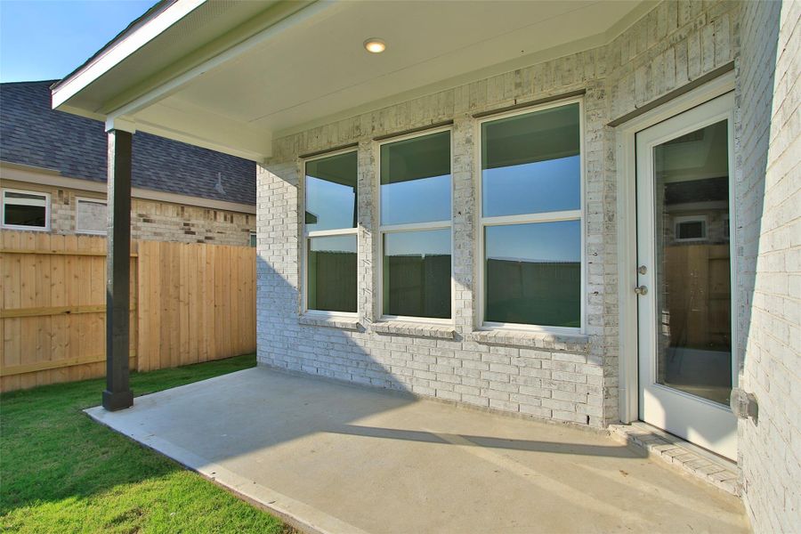Exterior details and patio area of a home in Creekhaven, Arcola (Image 22). Exterior details and patio area of a home in Creekhaven, Arcola (Image 22).