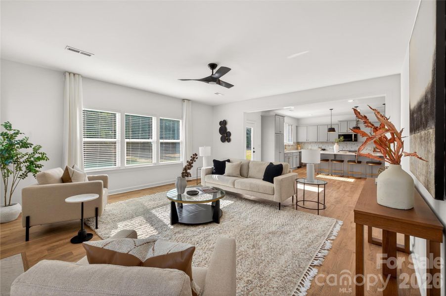 Furnished interior view inside a new home in , Troutman (Image 19).