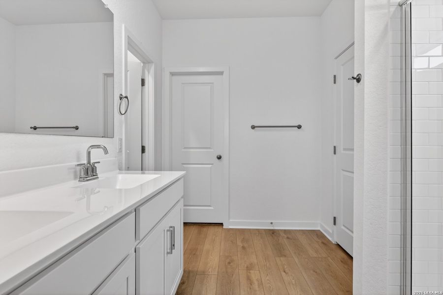 Furnished interior view inside a new home in The Wilder, Adkins (Image 11).