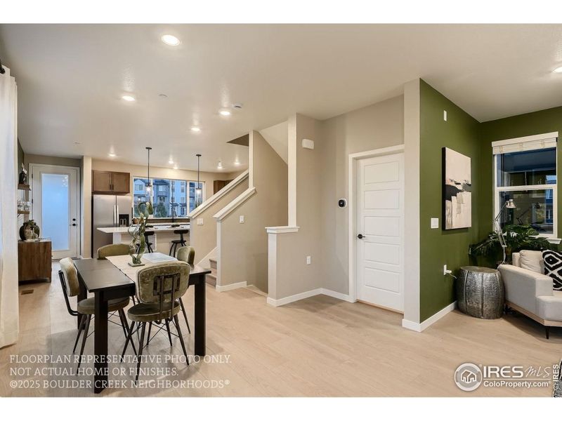 Furnished interior view inside a new home in Baseline, Broomfield (Image 18). Furnished interior view inside a new home in Baseline, Broomfield (Image 18).