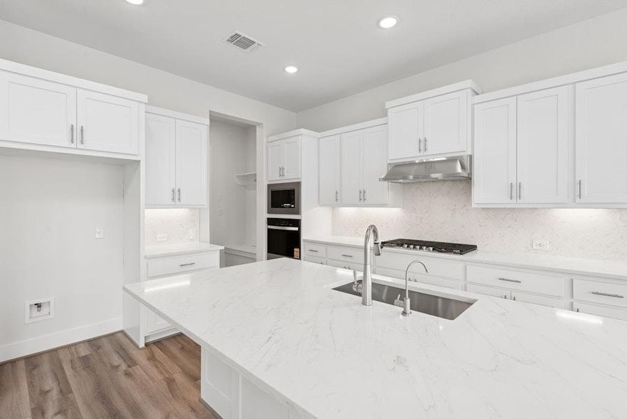 Furnished interior view inside a new home in Blackhawk, Pflugerville (Image 12).