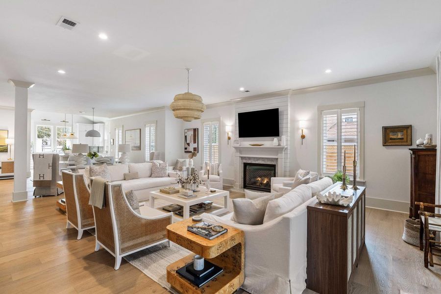 Furnished interior view inside a new home in , Mount Pleasant (Image 16).