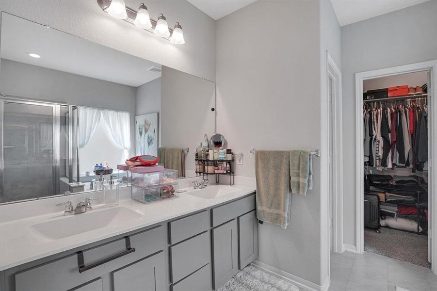 Spacious Dual-Sink Vanity